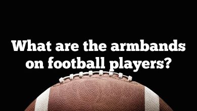 What are the armbands on football players?