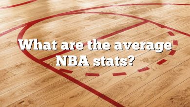 What are the average NBA stats?