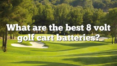 What are the best 8 volt golf cart batteries?