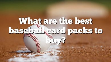 What are the best baseball card packs to buy?