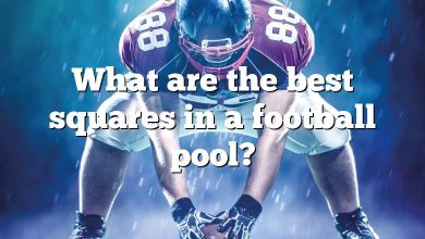 What are the best squares in a football pool?