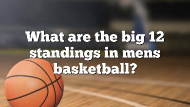 What are the big 12 standings in mens basketball?