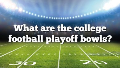 What are the college football playoff bowls?