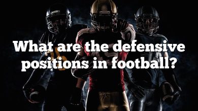 What are the defensive positions in football?