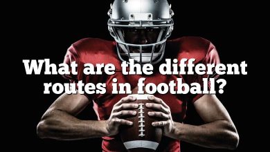 What are the different routes in football?