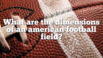 What are the dimensions of an american football field?