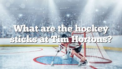 What are the hockey sticks at Tim Hortons?