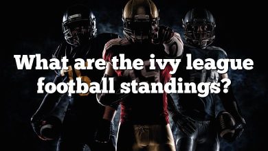 What are the ivy league football standings?