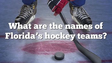 What are the names of Florida’s hockey teams?