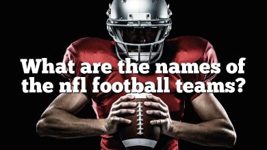 What are the names of the nfl football teams?