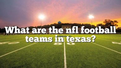 What are the nfl football teams in texas?