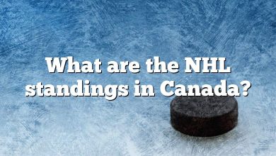 What are the NHL standings in Canada?