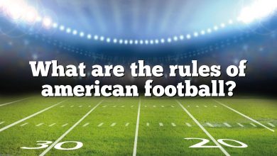 What are the rules of american football?