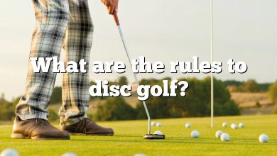 What are the rules to disc golf?