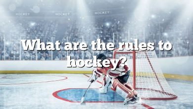 What are the rules to hockey?