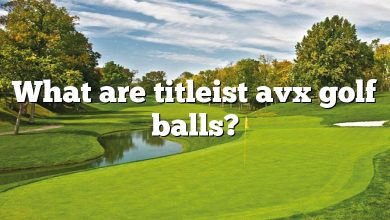 What are titleist avx golf balls?