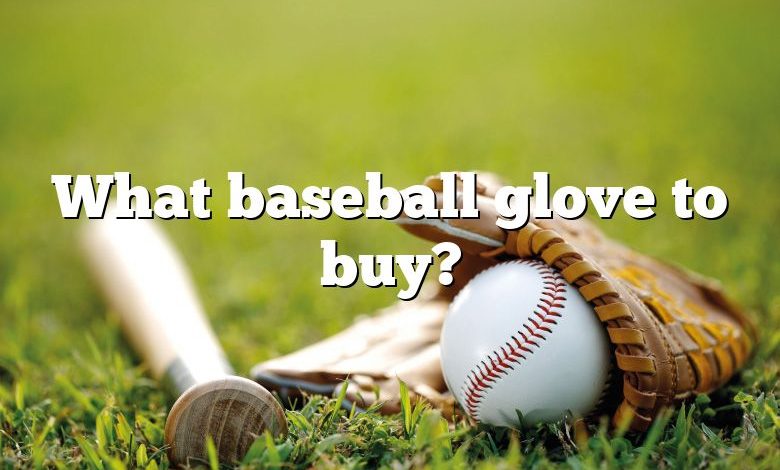 What baseball glove to buy?