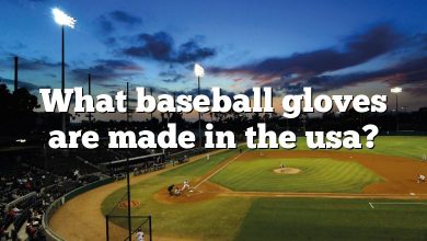 What baseball gloves are made in the usa?