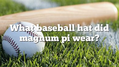 What baseball hat did magnum pi wear?