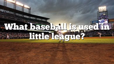 What baseball is used in little league?