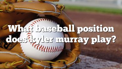 What baseball position does kyler murray play?