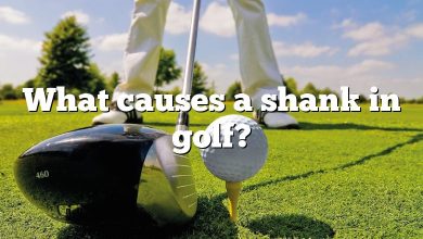 What causes a shank in golf?