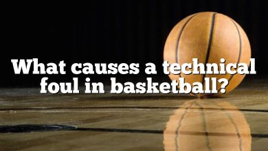 What causes a technical foul in basketball?