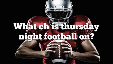 What ch is thursday night football on?