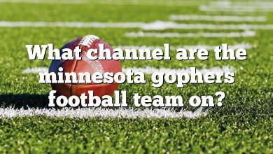 What channel are the minnesota gophers football team on?