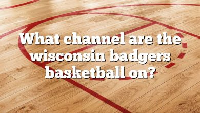 What channel are the wisconsin badgers basketball on?