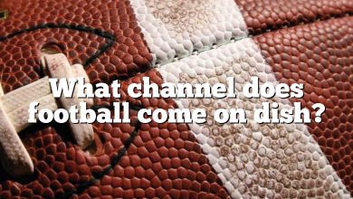 What channel does football come on dish?