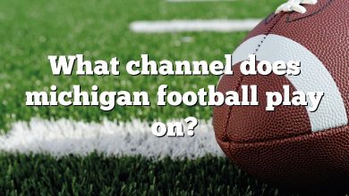 What channel does michigan football play on?