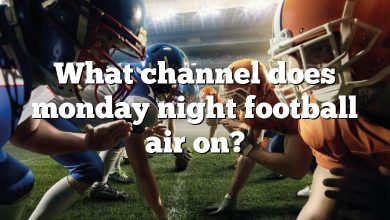 What channel does monday night football air on?