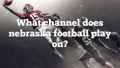 What channel does nebraska football play on?