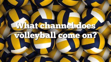 What channel does volleyball come on?