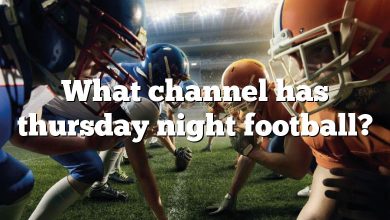 What channel has thursday night football?