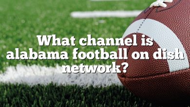 What channel is alabama football on dish network?