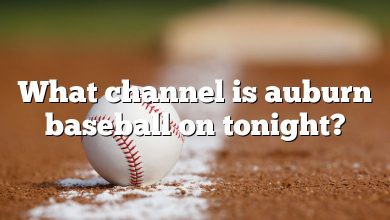 What channel is auburn baseball on tonight?