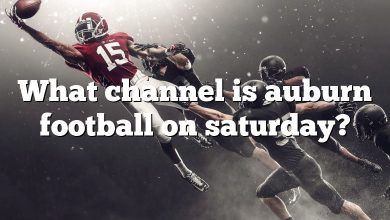 What channel is auburn football on saturday?