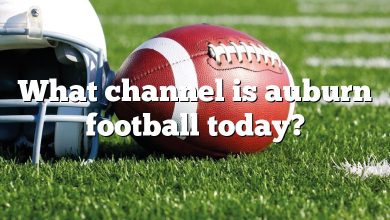 What channel is auburn football today?