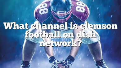 What channel is clemson football on dish network?