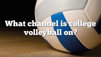 What channel is college volleyball on?