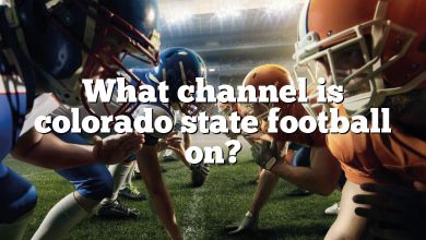 What channel is colorado state football on?