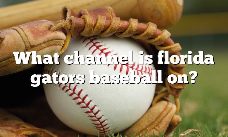 What channel is florida gators baseball on?