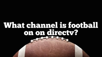 What channel is football on on directv?