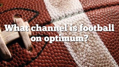 What channel is football on optimum?