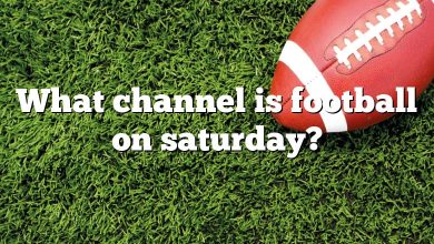What channel is football on saturday?