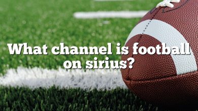 What channel is football on sirius?