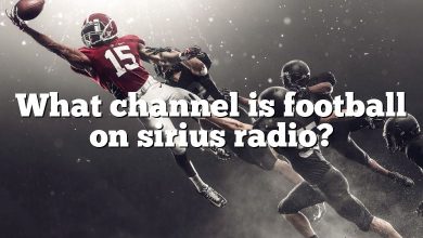 What channel is football on sirius radio?