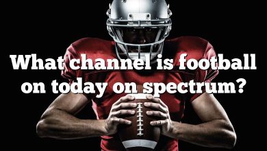 What channel is football on today on spectrum?